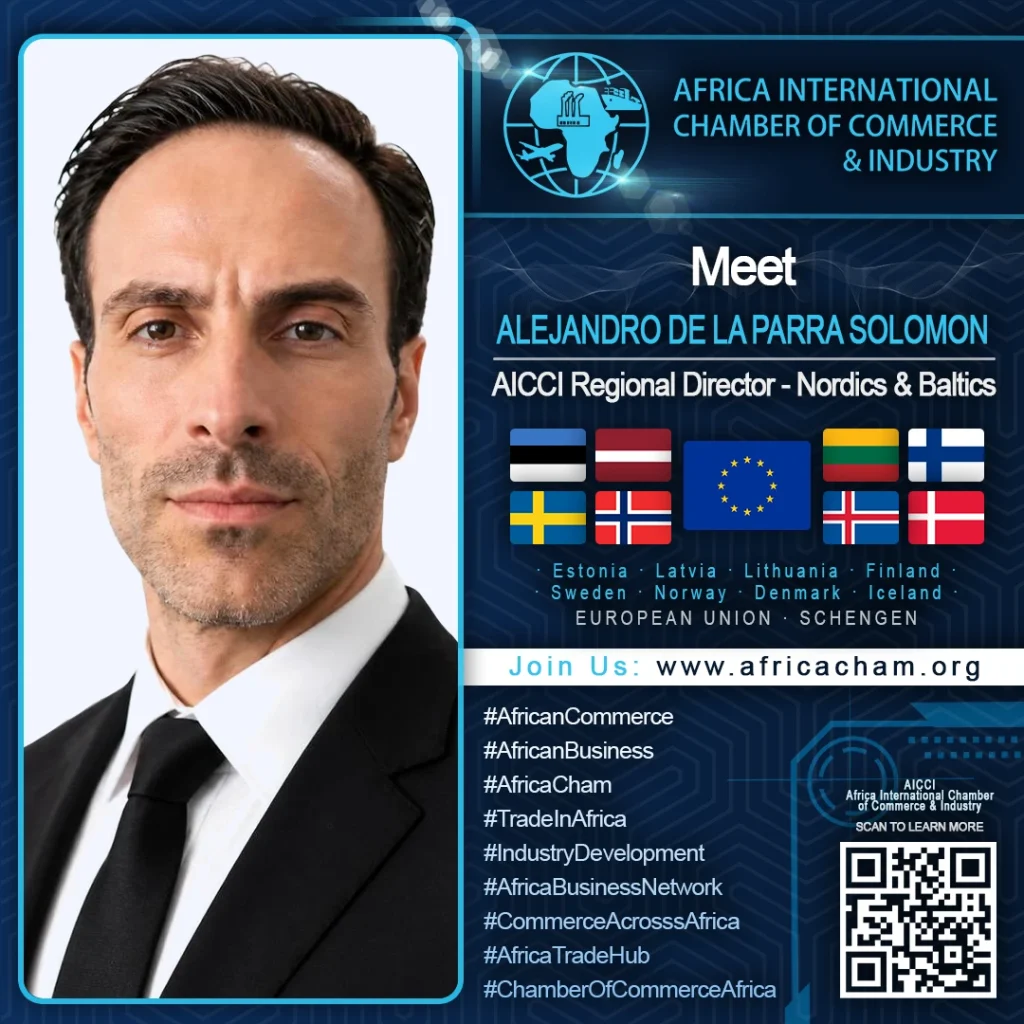 Appointment - Alejandro De La Parra Solomon - AICCI Regional Director - Nordics & Baltics