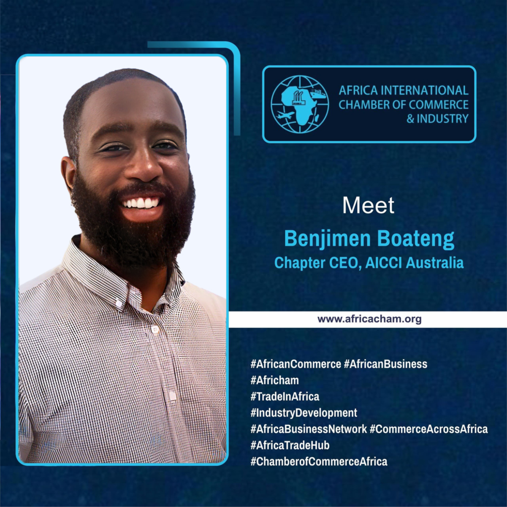 Welcoming Mr. Benjimen Boateng: New Chapter CEO for AICCI Australia