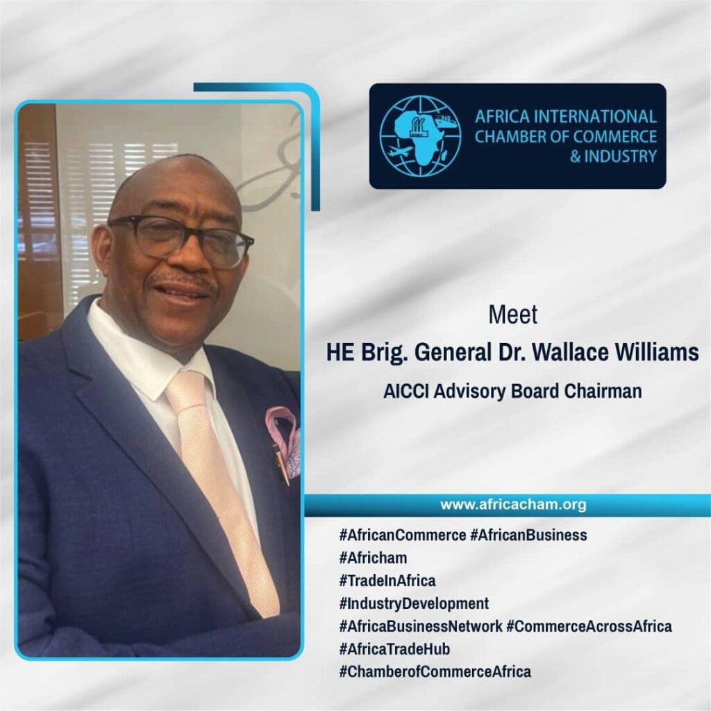 Welcoming H.E. Brig. General Dr. Wallace Williams as Advisory Board Chairman